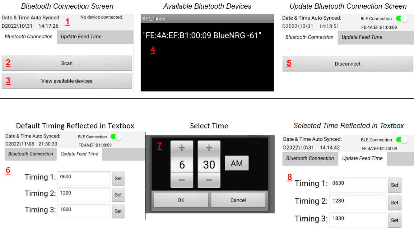 Mobile App Screens