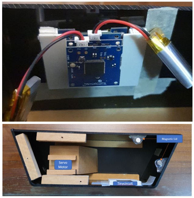 Internal view of prototype 2